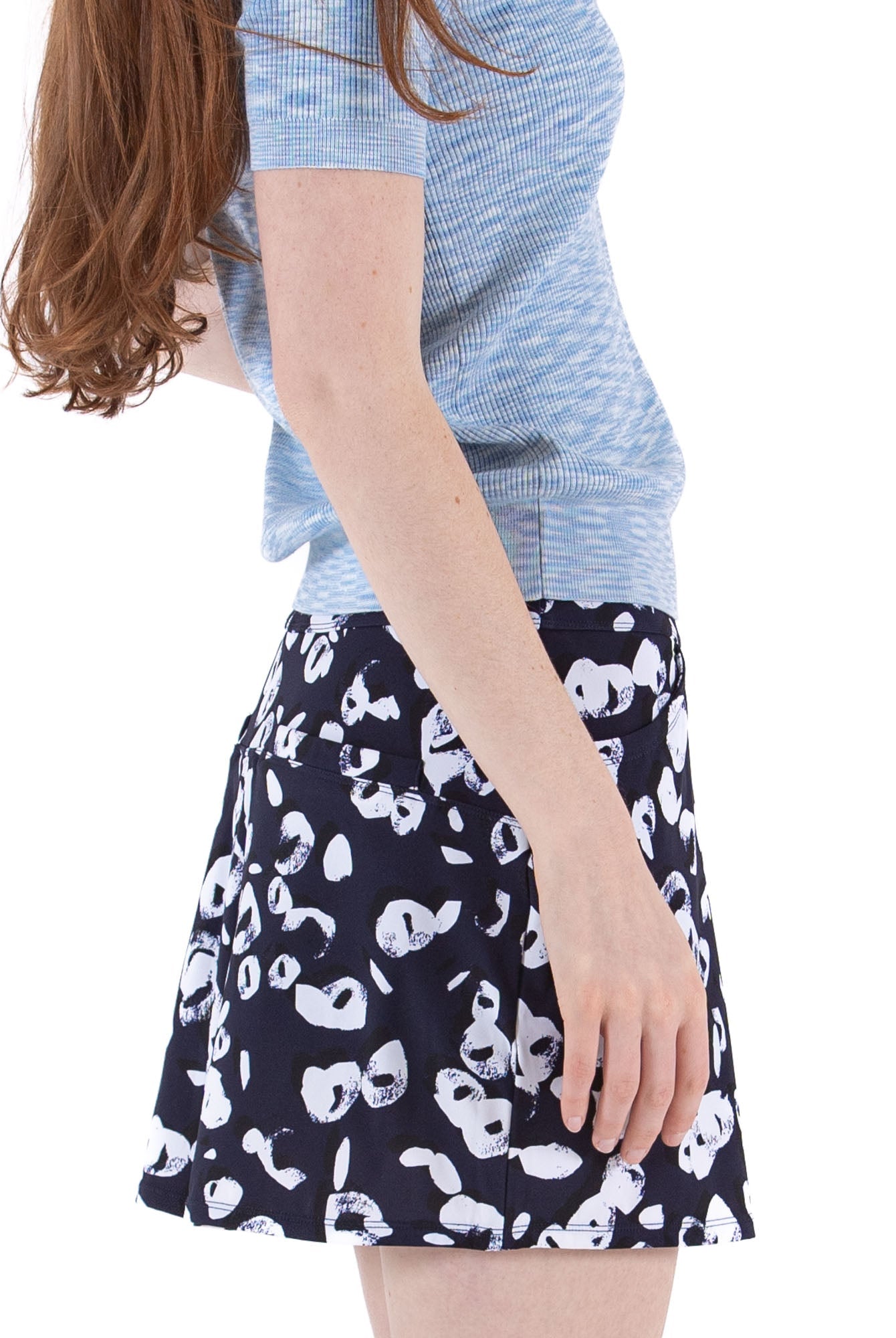 Inky Leopard Skirt