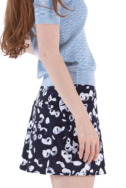 Inky Leopard Skirt