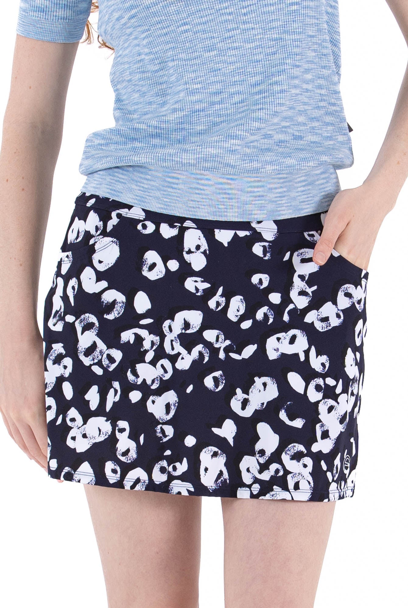 Inky Leopard Skirt