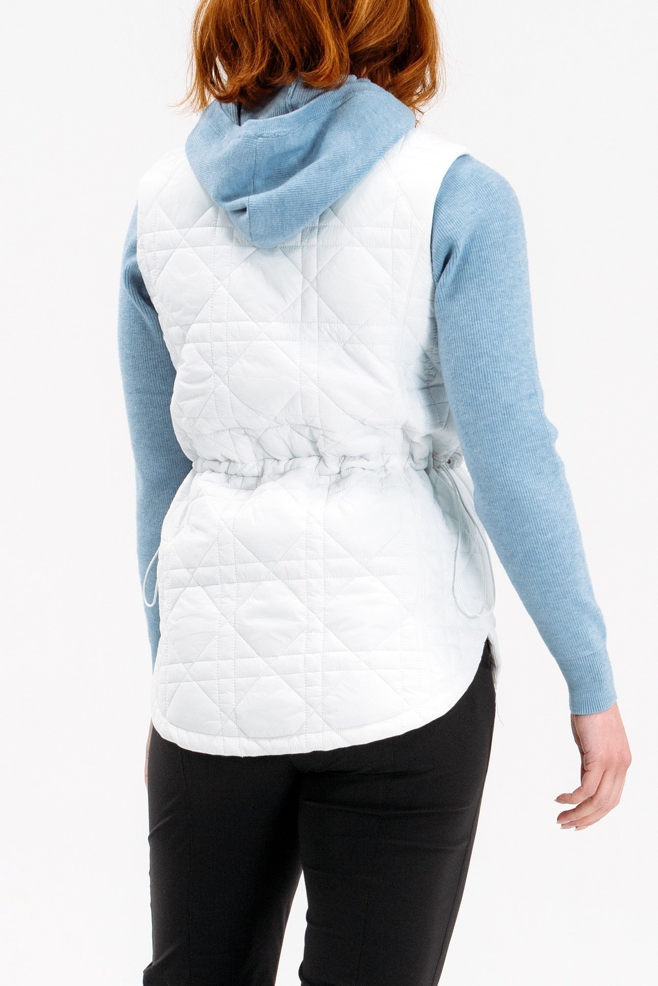 Longline Quilted Vest