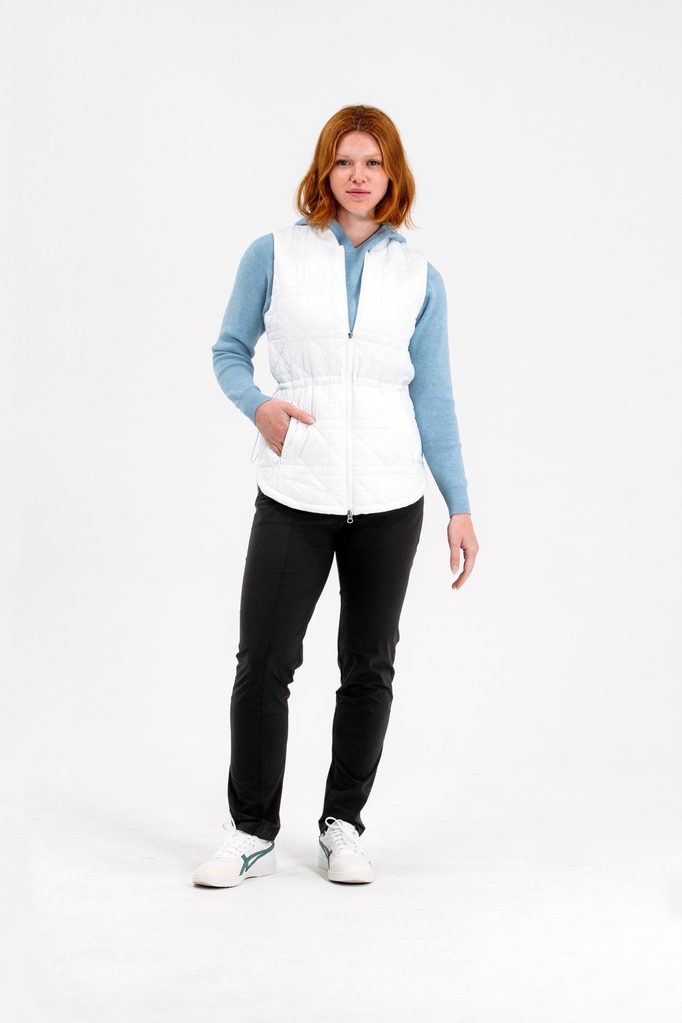Longline Quilted Vest