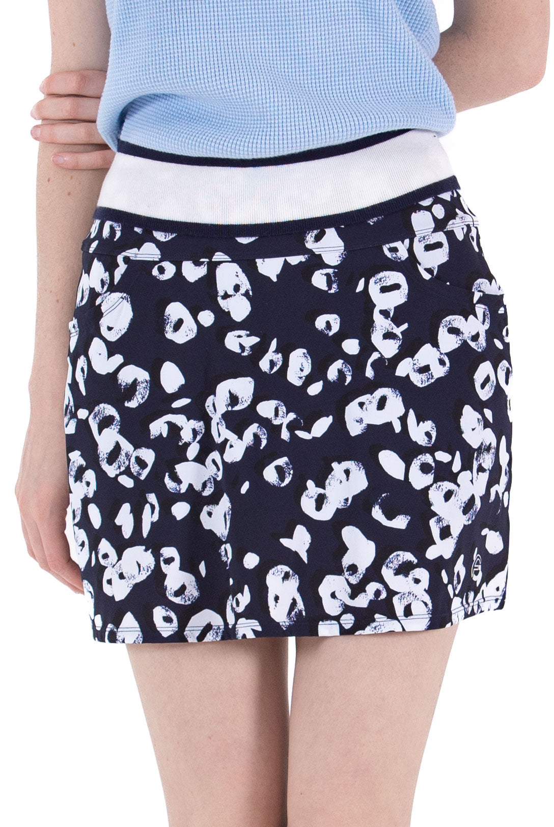 Inky Leopard Skirt
