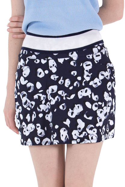 Inky Leopard Skirt