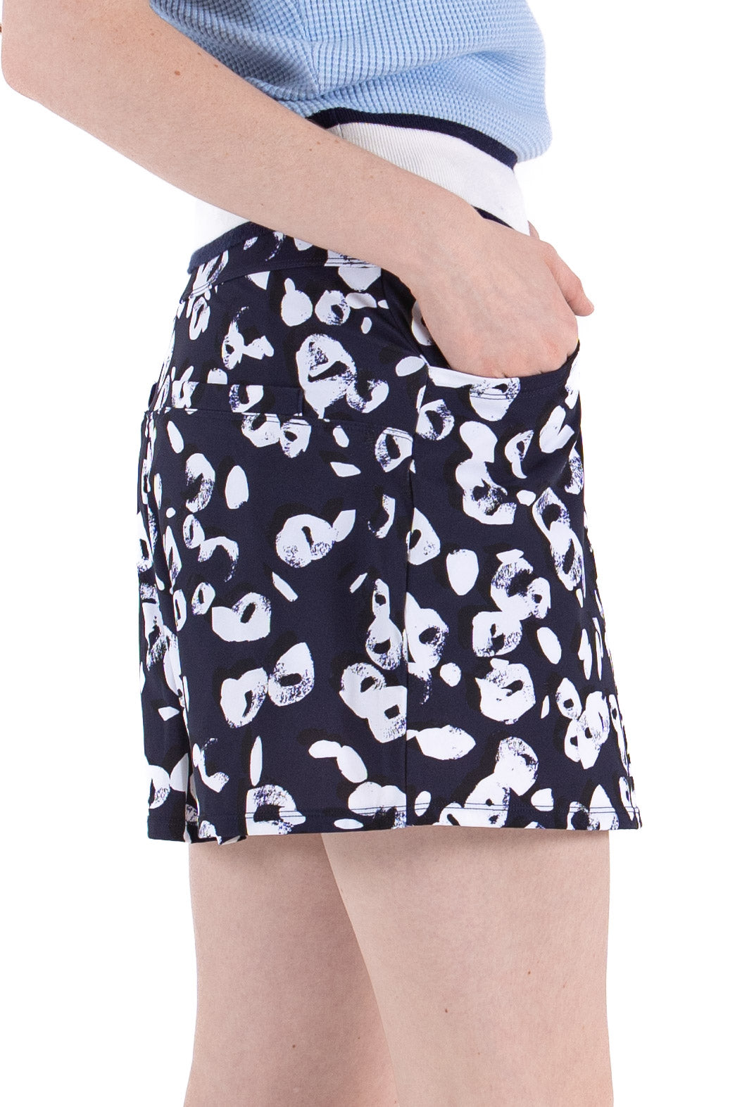 Inky Leopard Skirt