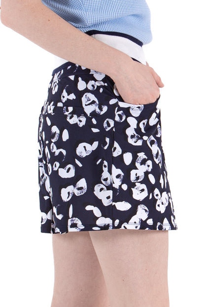 Inky Leopard Skirt
