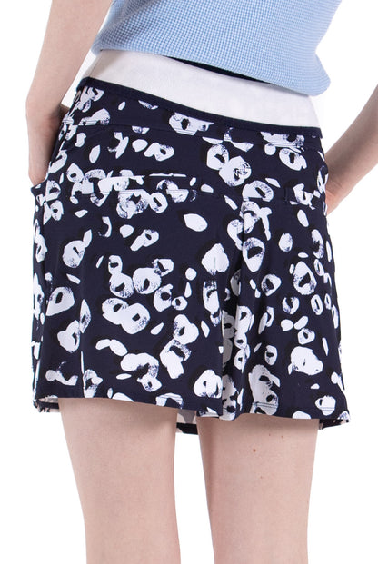Inky Leopard Skirt