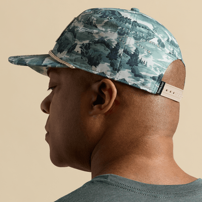 Golf Georgia Landscape Unisex Rope Hat Green O/S