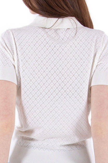 SS Pointelle Knit Polo
