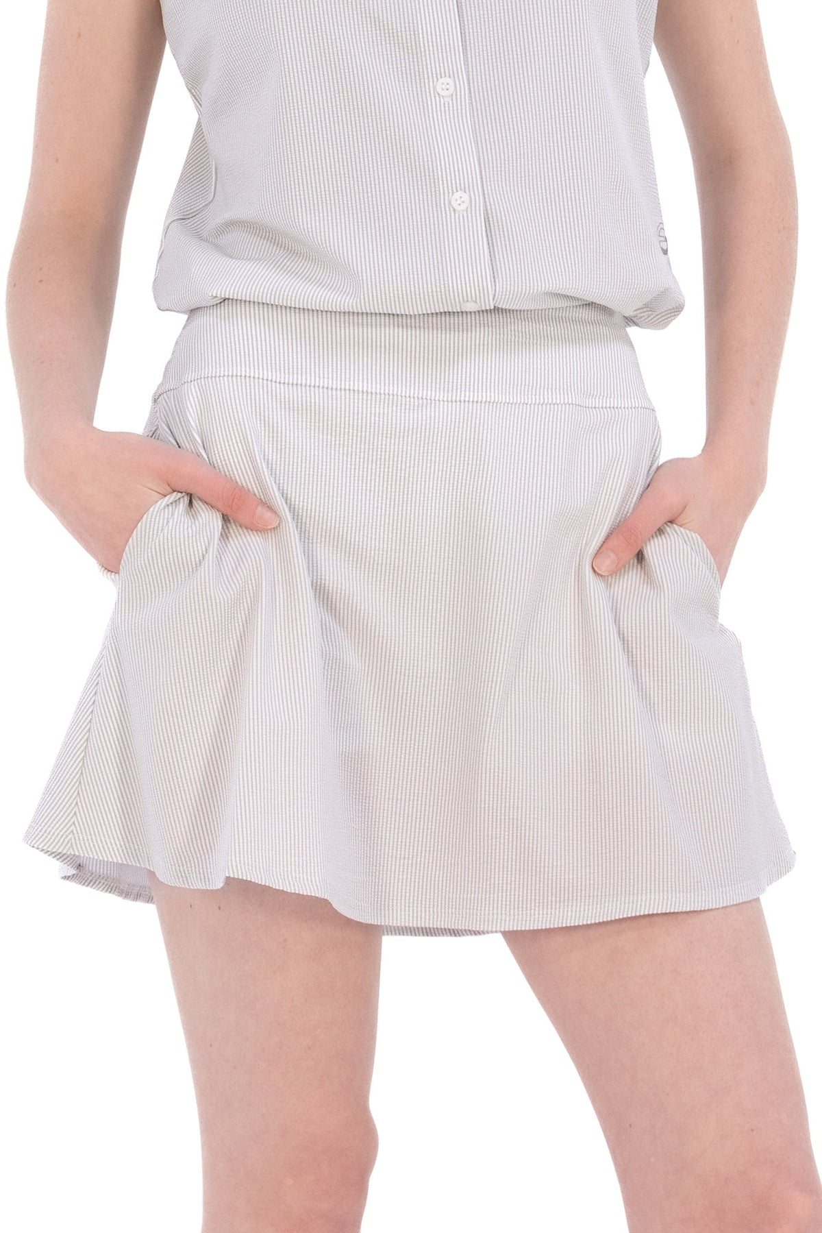 Seersucker Skirt