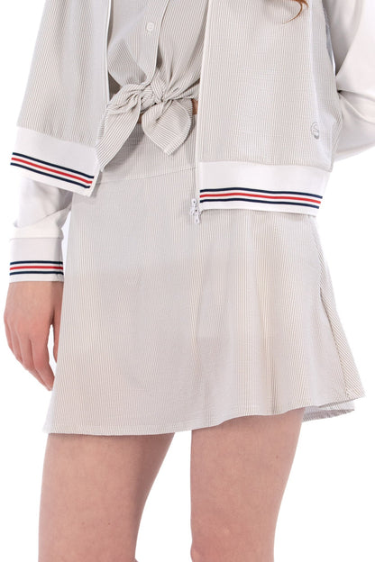 Seersucker Skirt