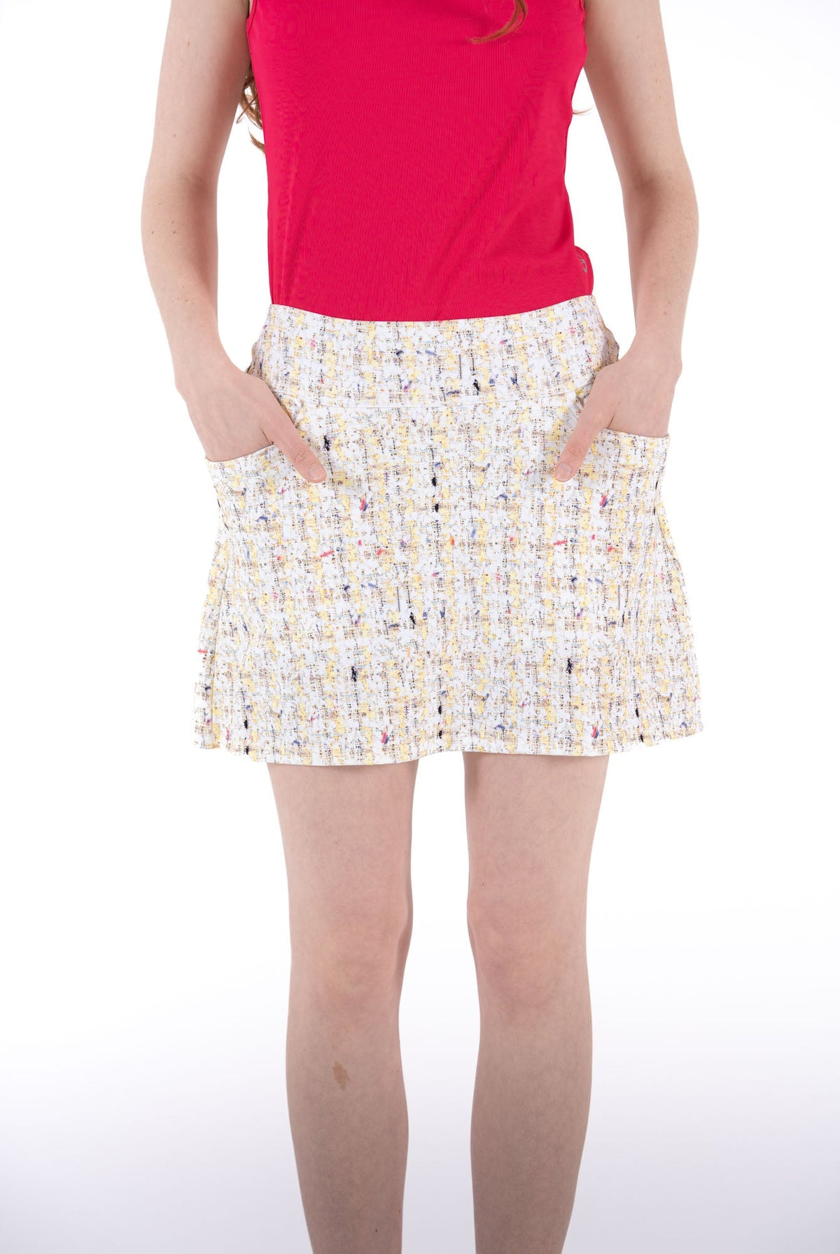 Sunlit Boucle Skirt