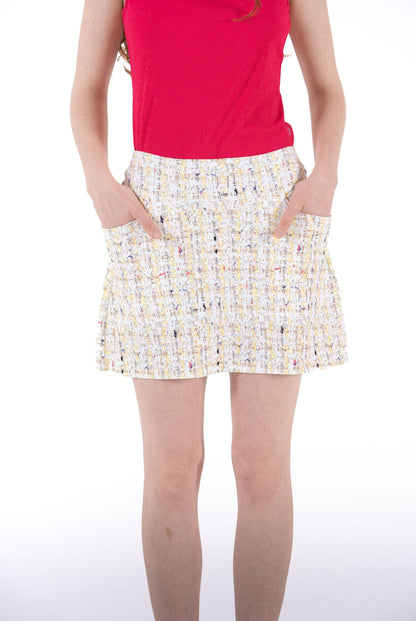 Sunlit Boucle Skirt
