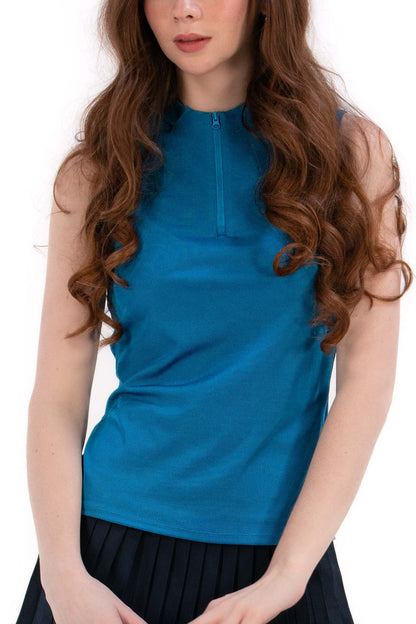 Rib SL Zip Polo