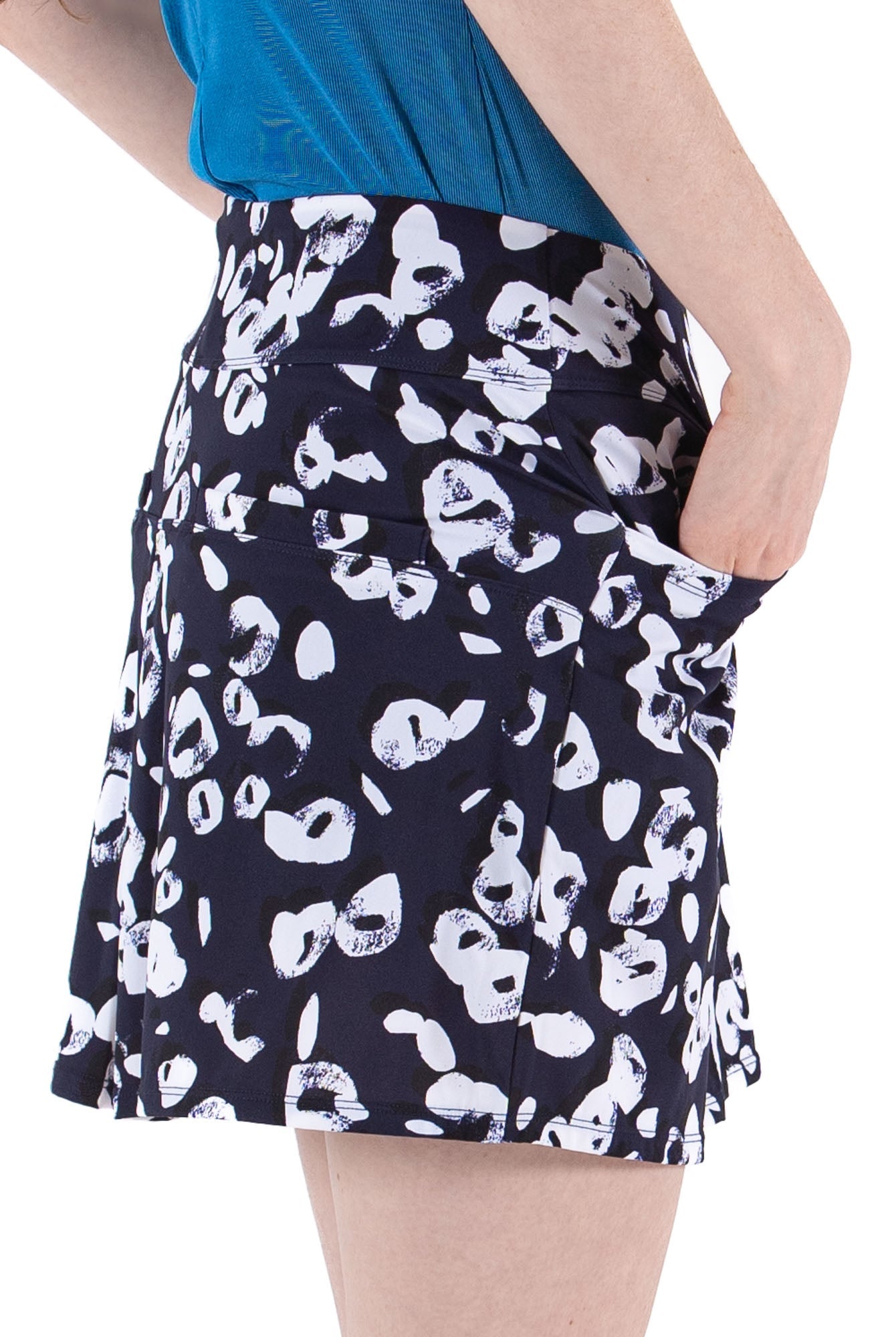 Inky Leopard Skirt