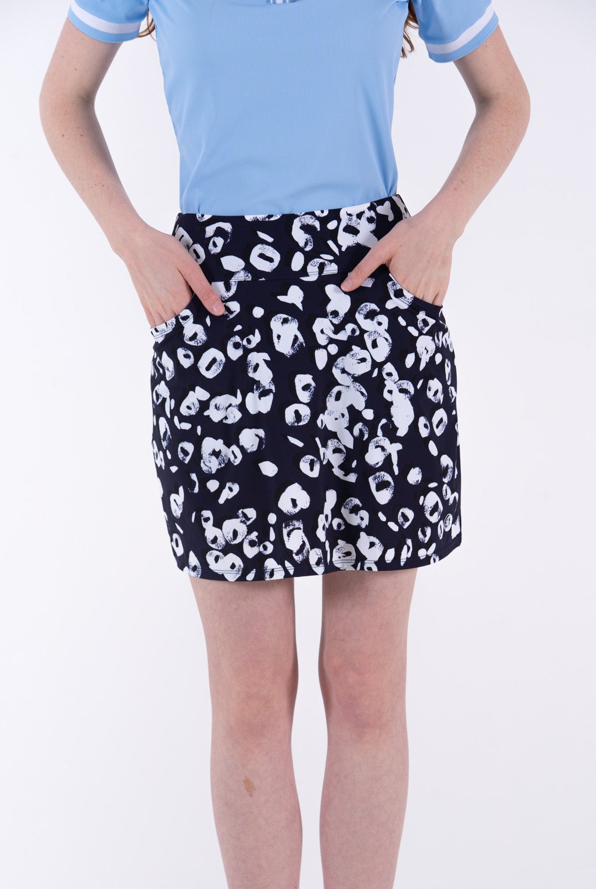 Inky Leopard Skirt