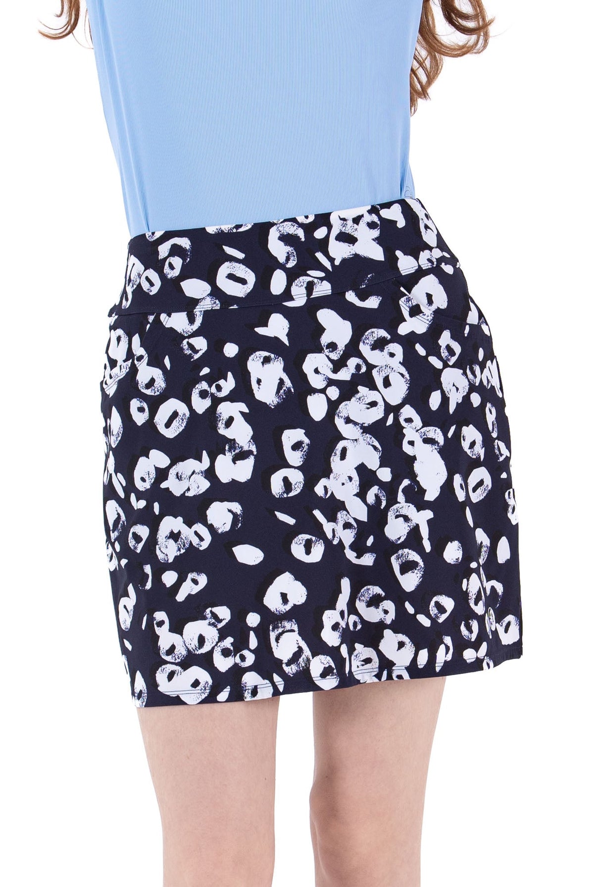Inky Leopard Skirt