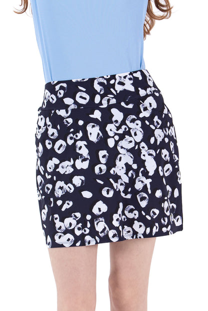 Inky Leopard Skirt
