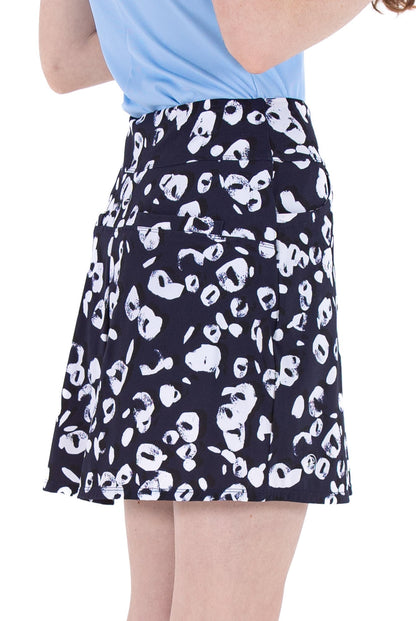 Inky Leopard Skirt