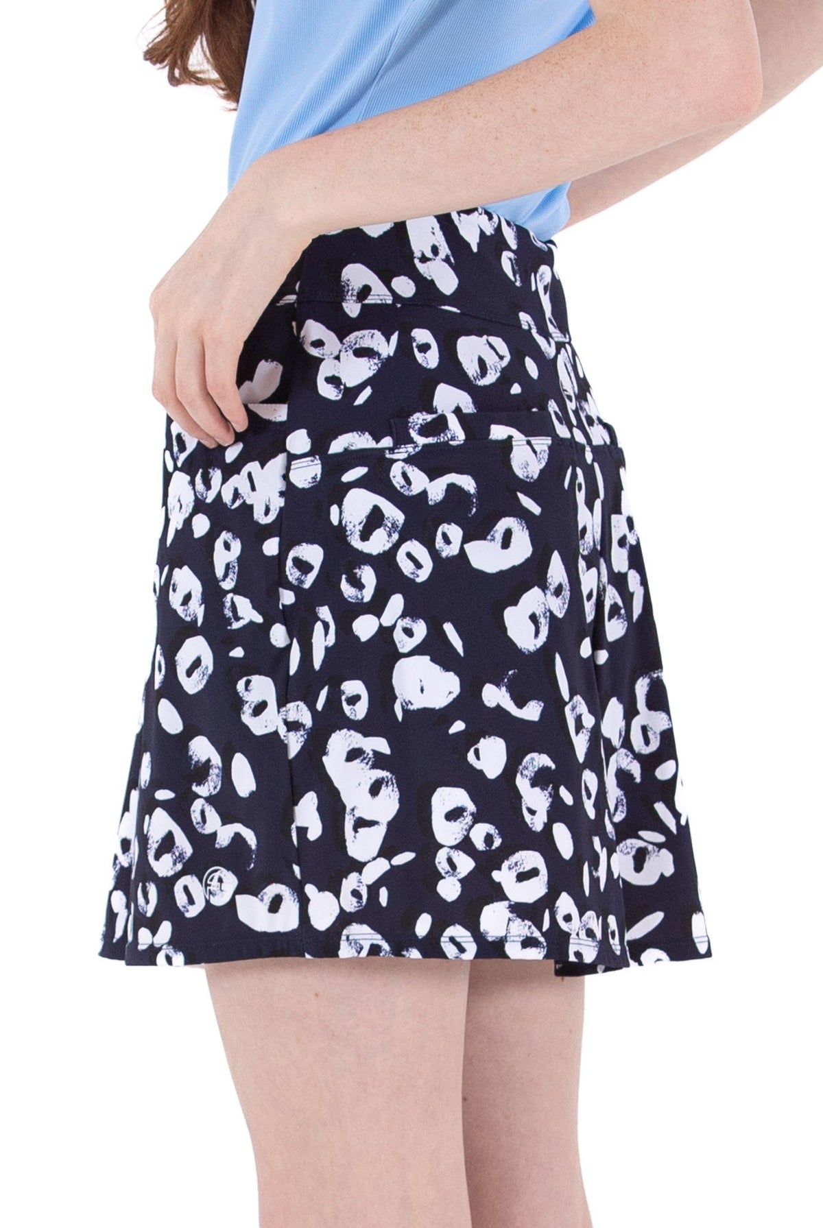 Inky Leopard Skirt