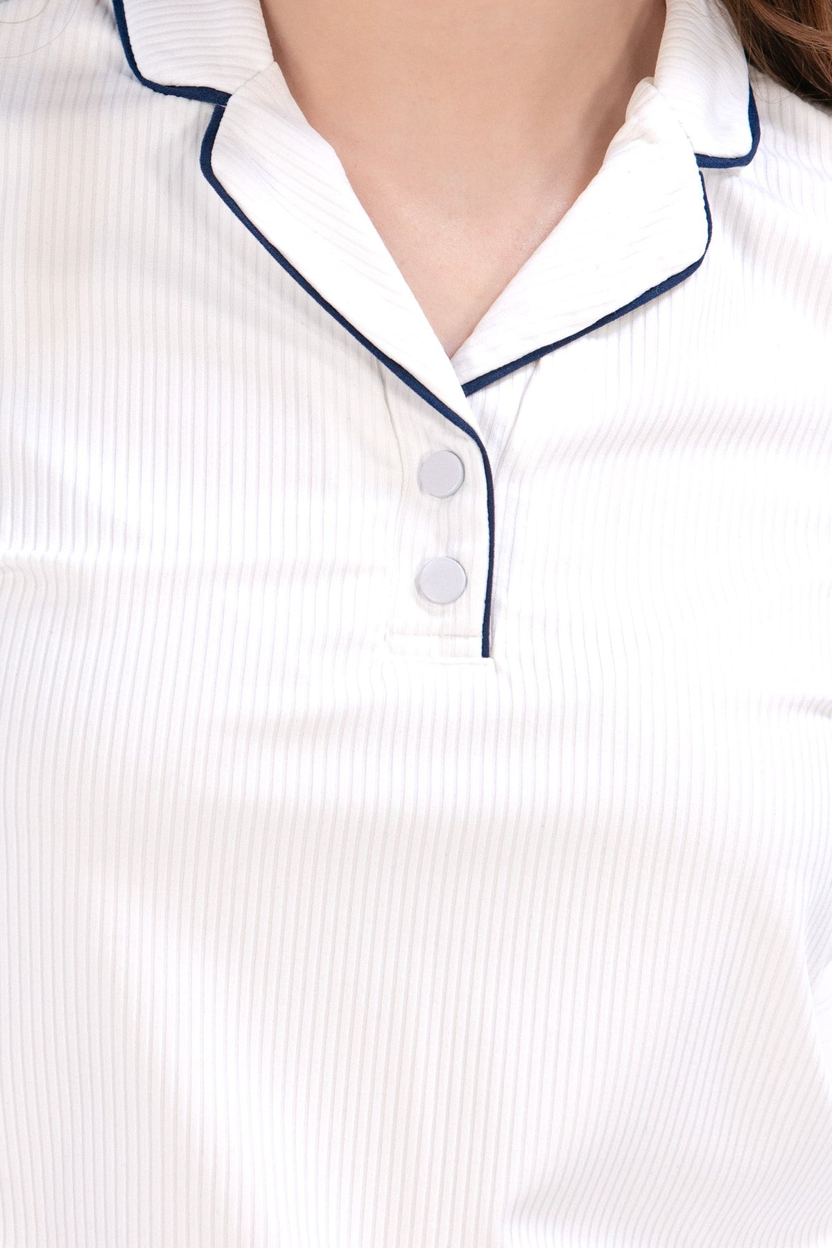 Rib SS Notch Collar Polo