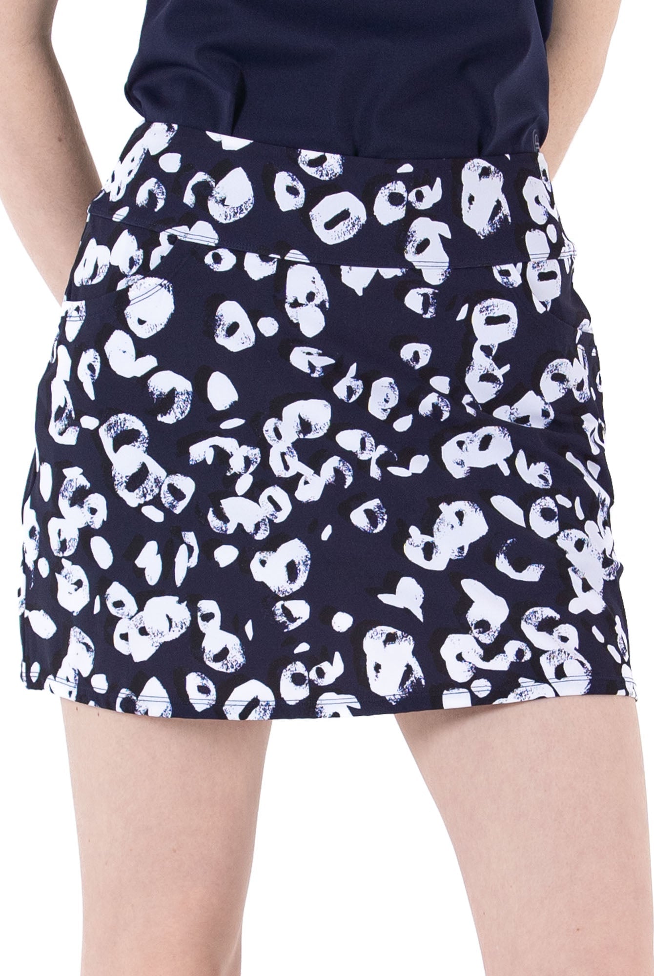 Inky Leopard Skirt