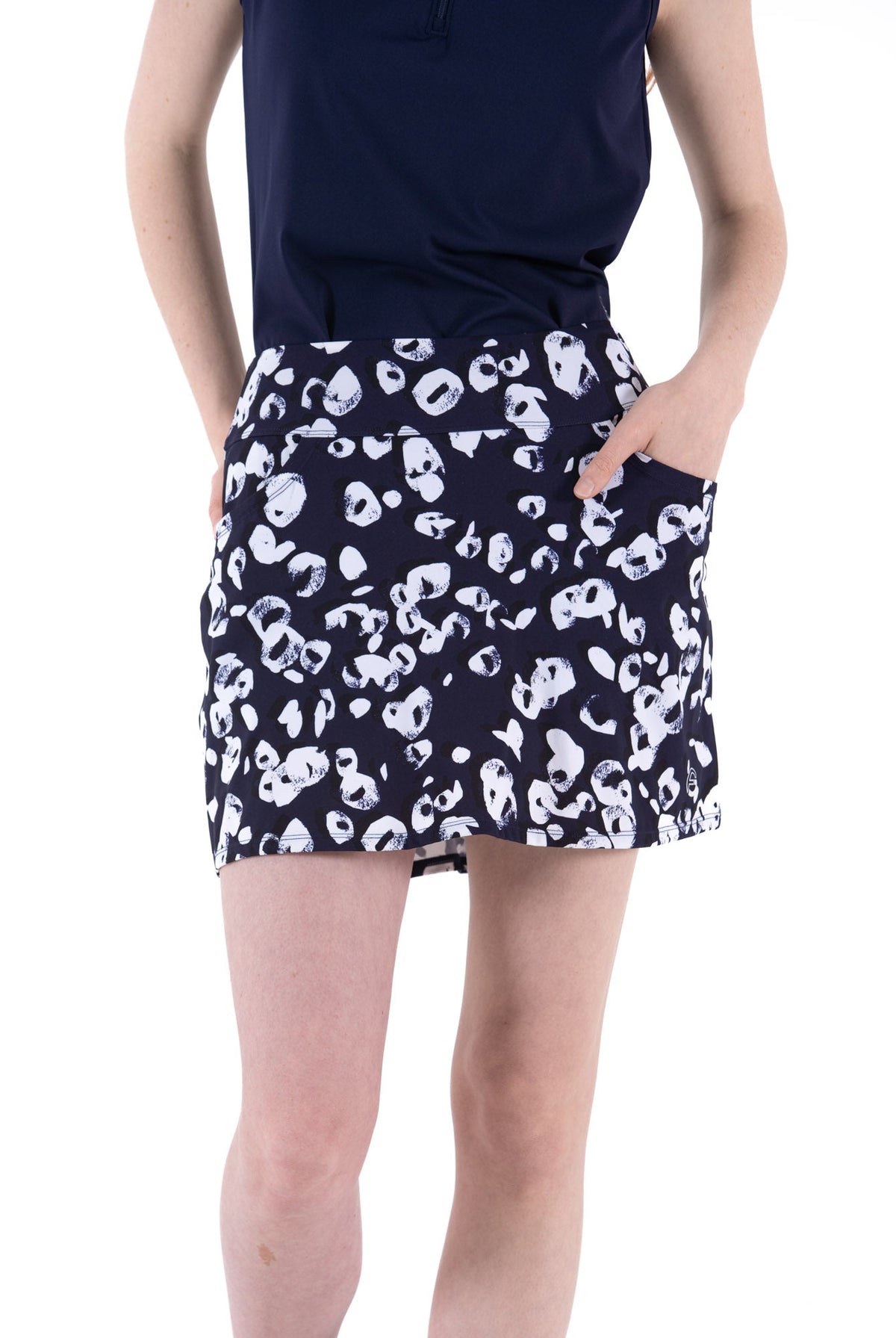 Inky Leopard Skirt