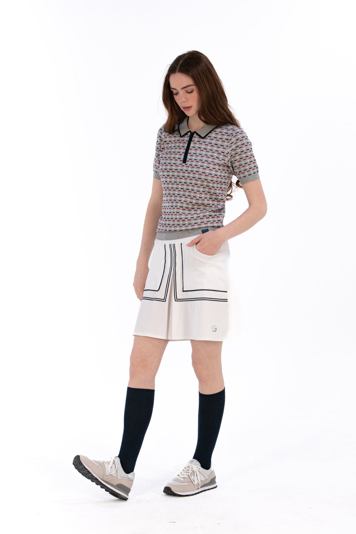 Front Pleat Skirt