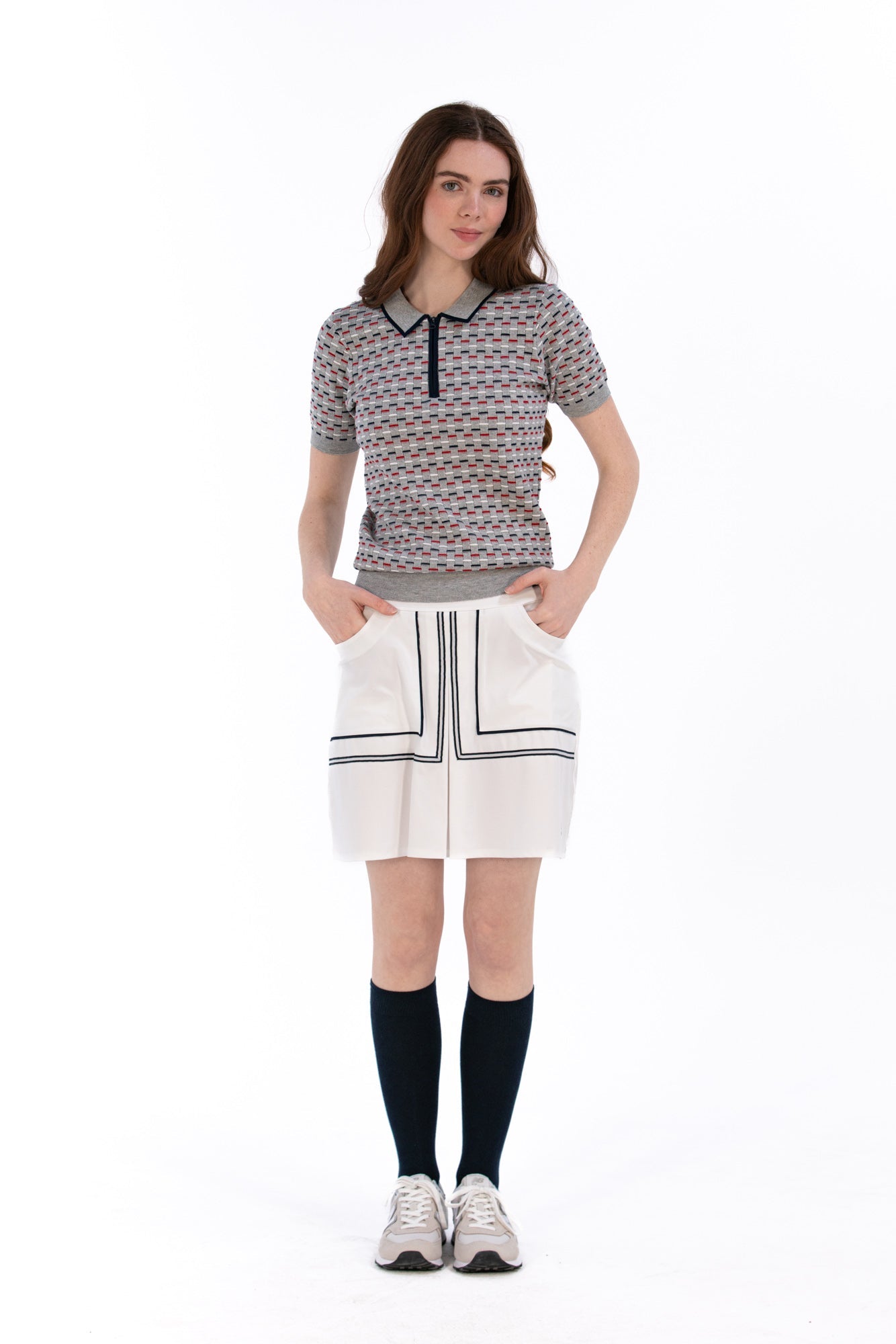 Front Pleat Skirt