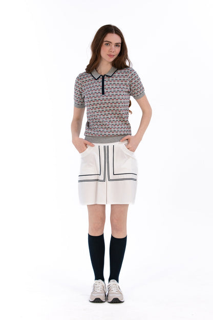Front Pleat Skirt
