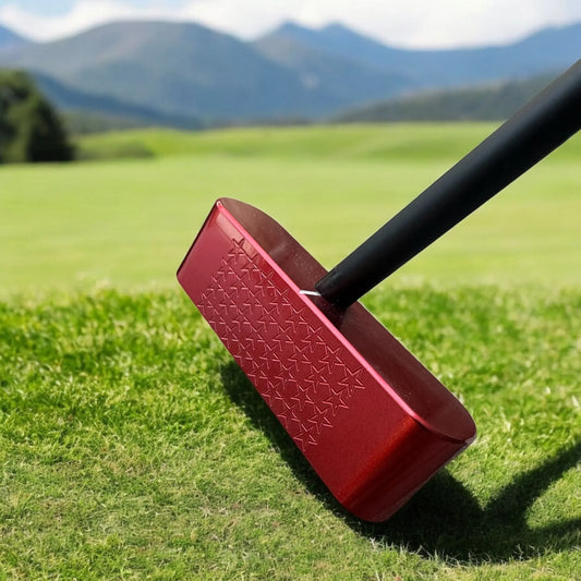 Lombardi Golf Custom Red Blocstar Blade Golf Putter - GOLF LEAGUE