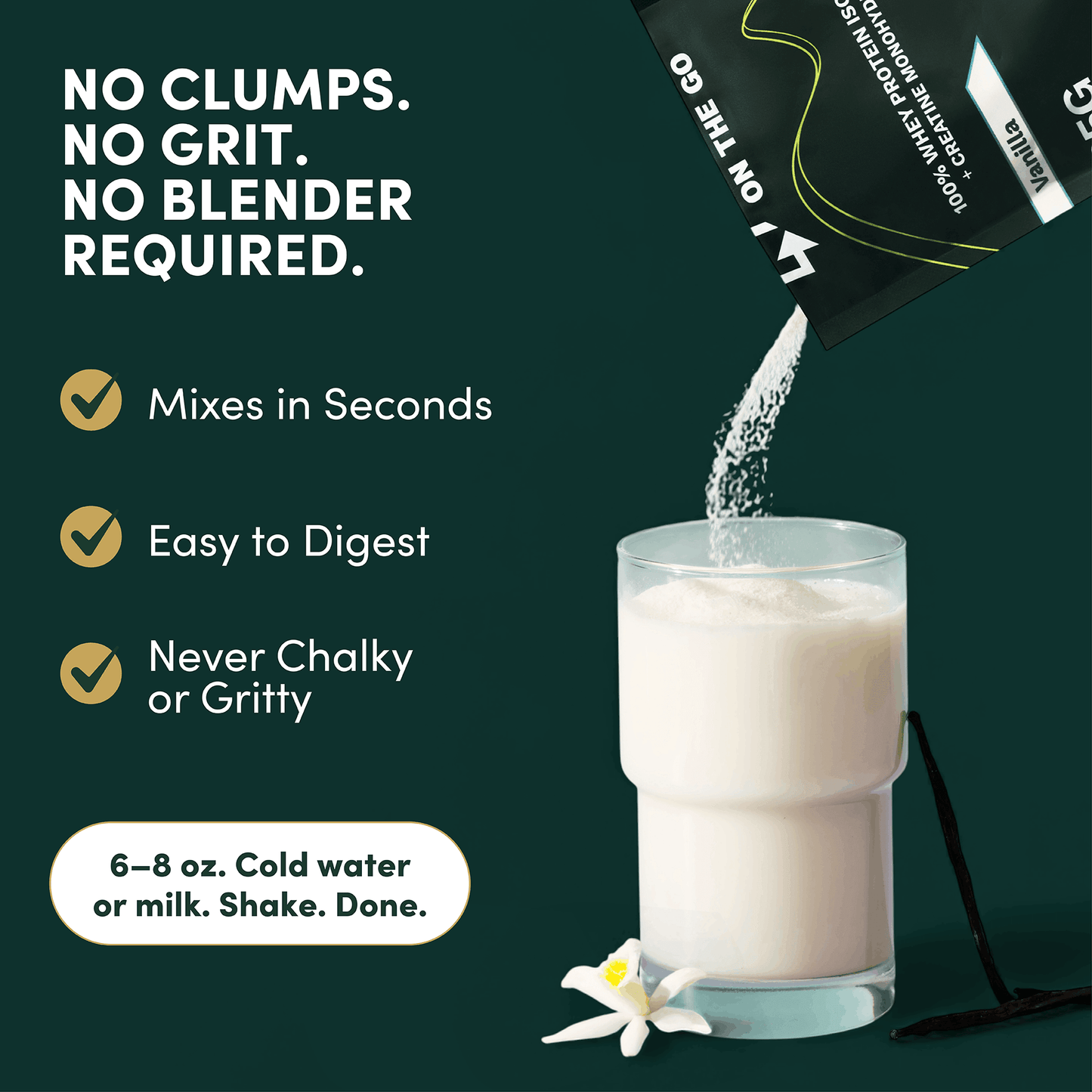 Whey Protein Isolate with Creatine | Single-Serve Packets