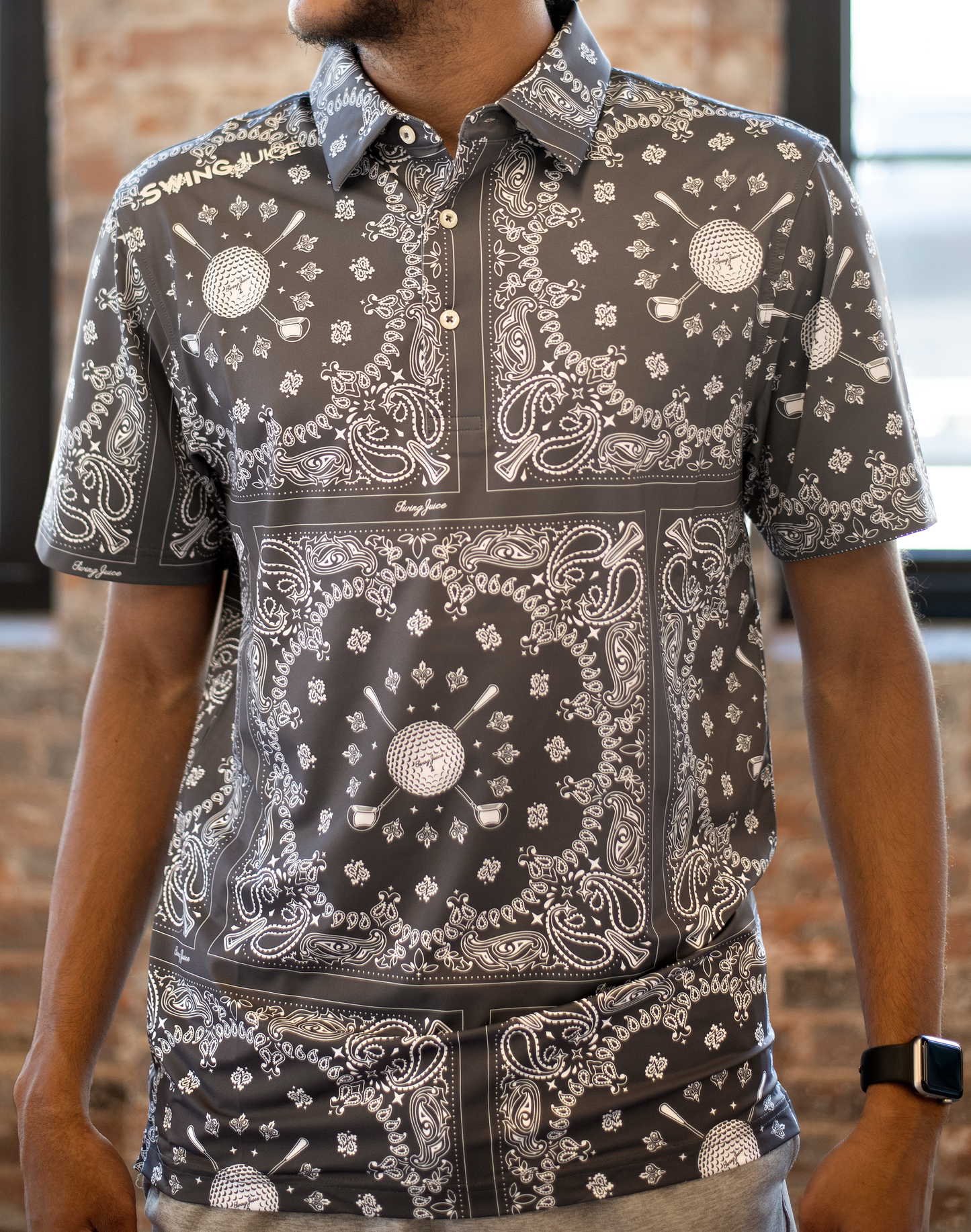 Golf Bandana Men's Polo - Final Sale