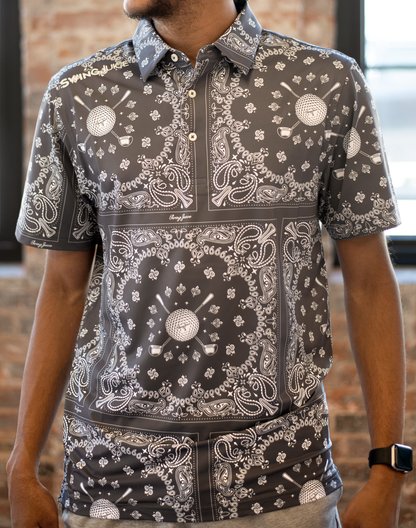 Golf Bandana Men's Polo - Final Sale