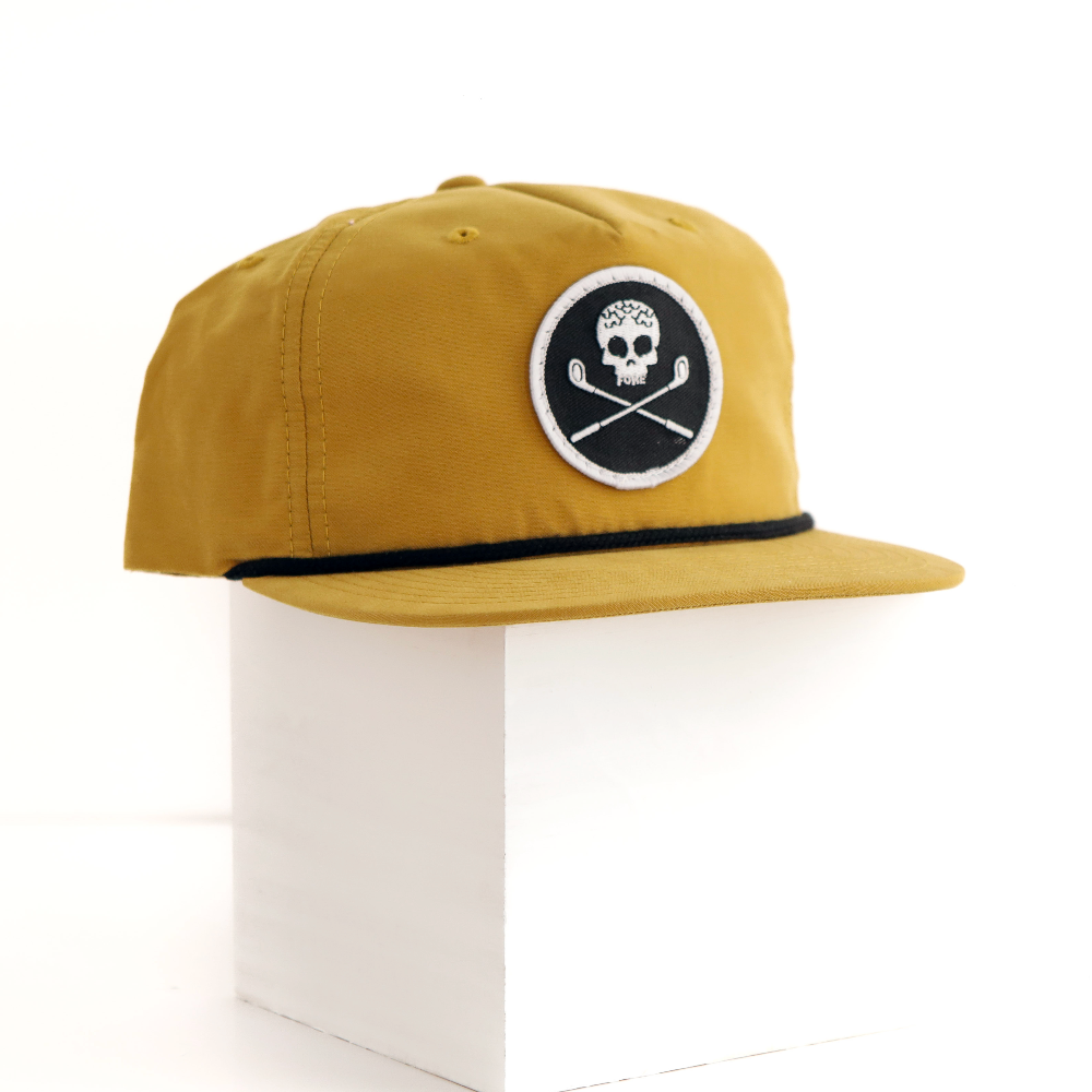 Yellow Nylon Rope Hat