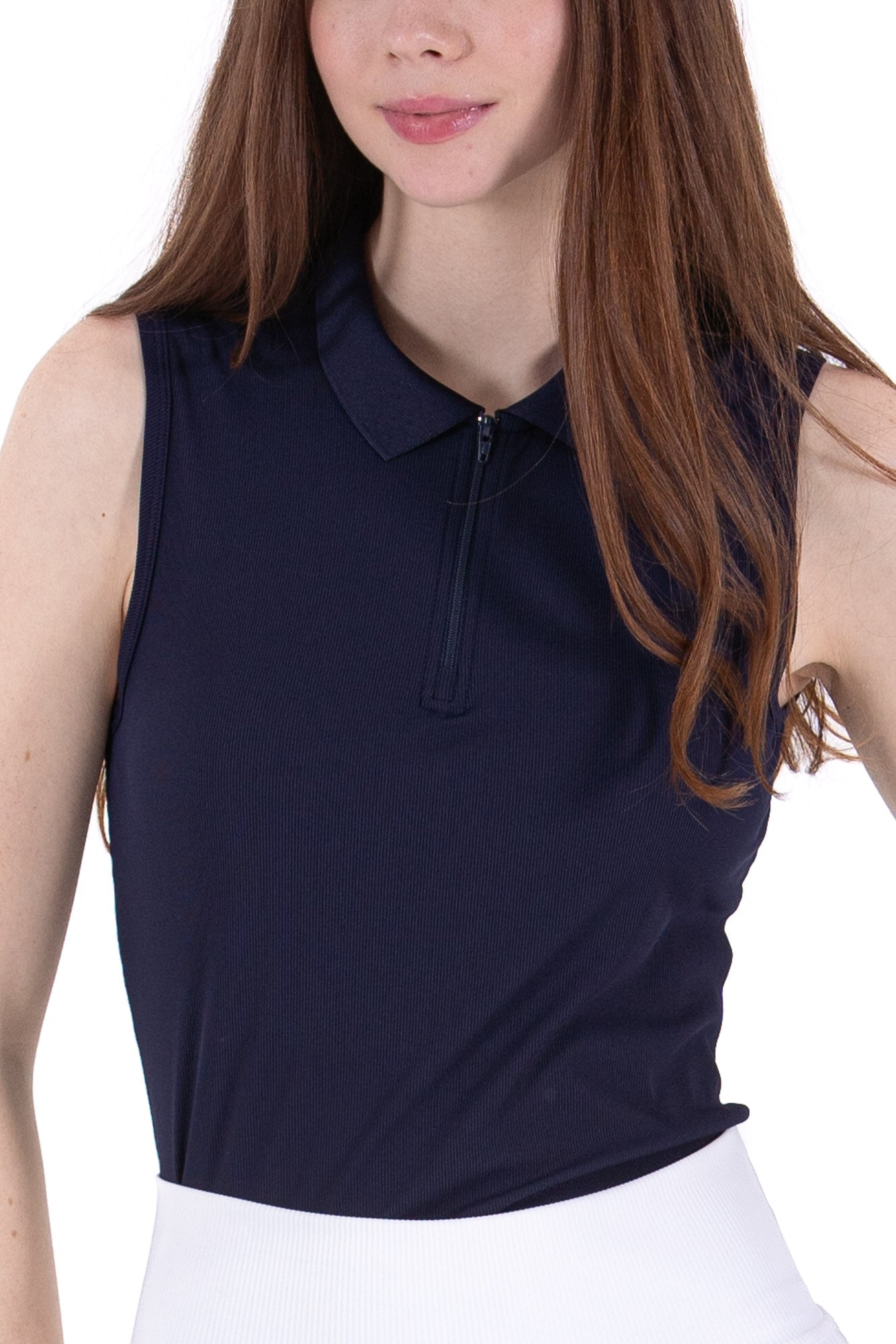 Rib SL Zip Polo