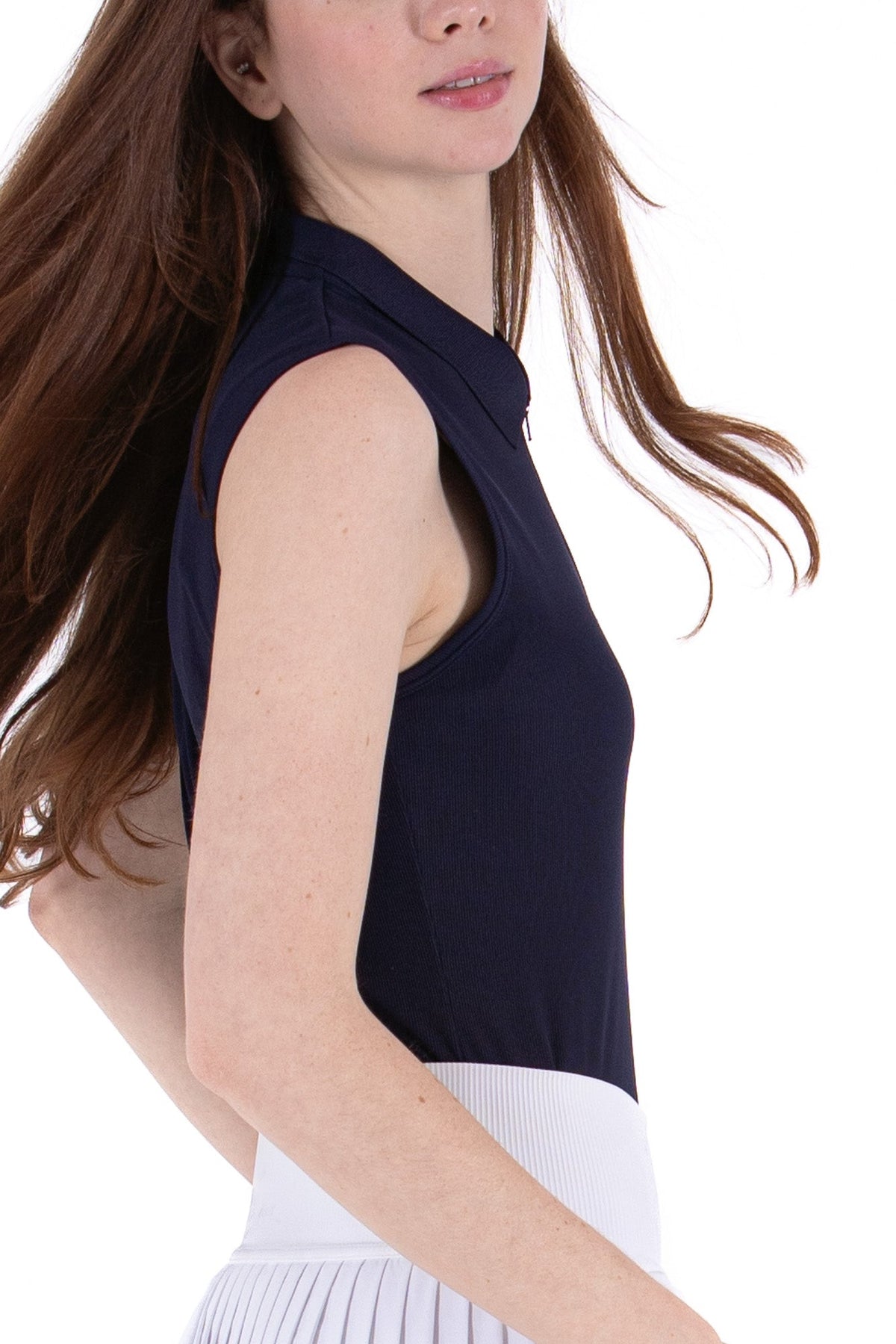 Rib SL Zip Polo
