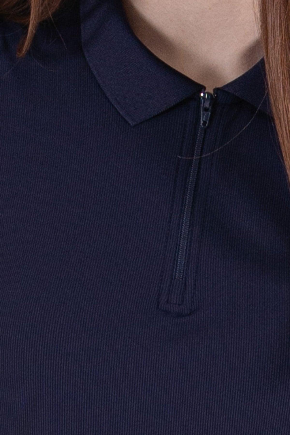 Rib SL Zip Polo