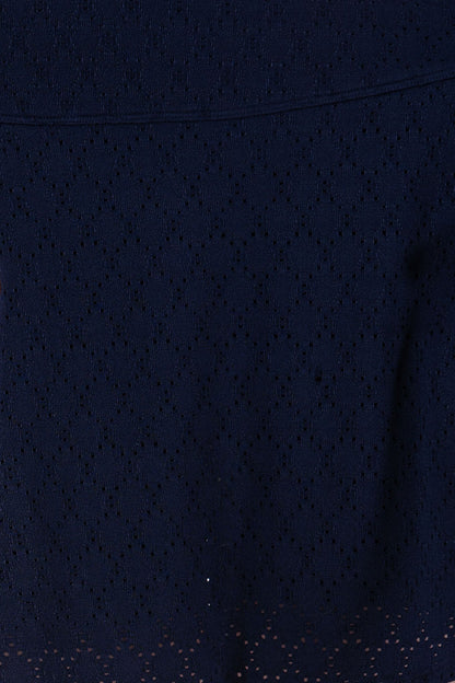 Stretch Eyelet Skirt