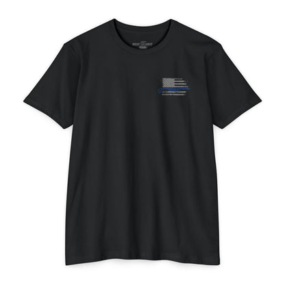 Golf Flagstick T-Shirt — 'Iron Sight' American Flag Golf Tee