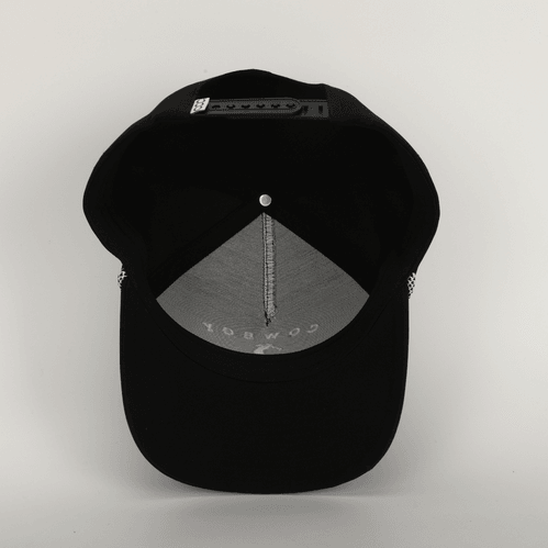Golfer Roped Hat Black