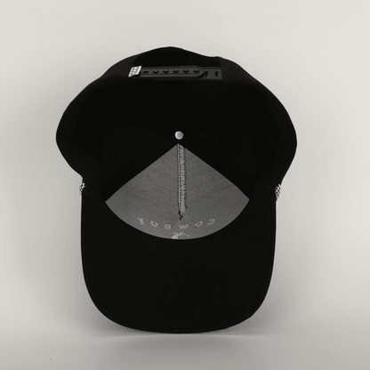 Golfer Roped Hat Black