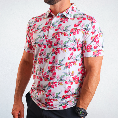 Cherry Blossom Performance Polo