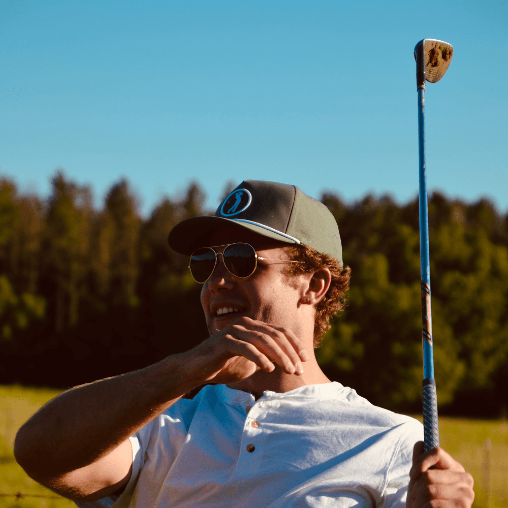 Circle Golfer Roped Hat