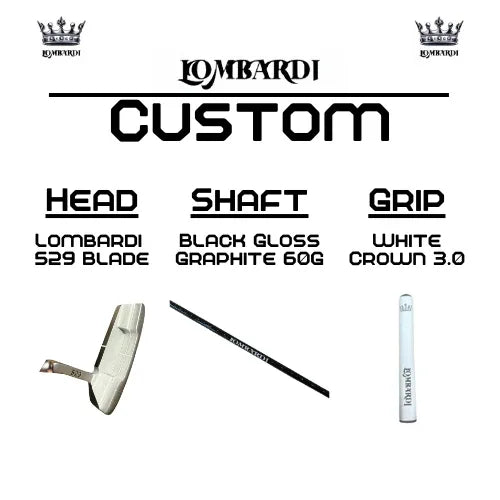 Lombardi Golf Custom 529 Blade Golf Putter - GOLF LEAGUE