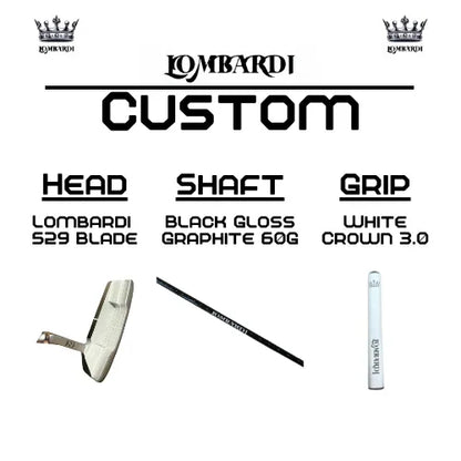 Lombardi Golf Custom 529 Blade Golf Putter - GOLF LEAGUE