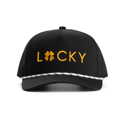 Black & Gold Classic Hat