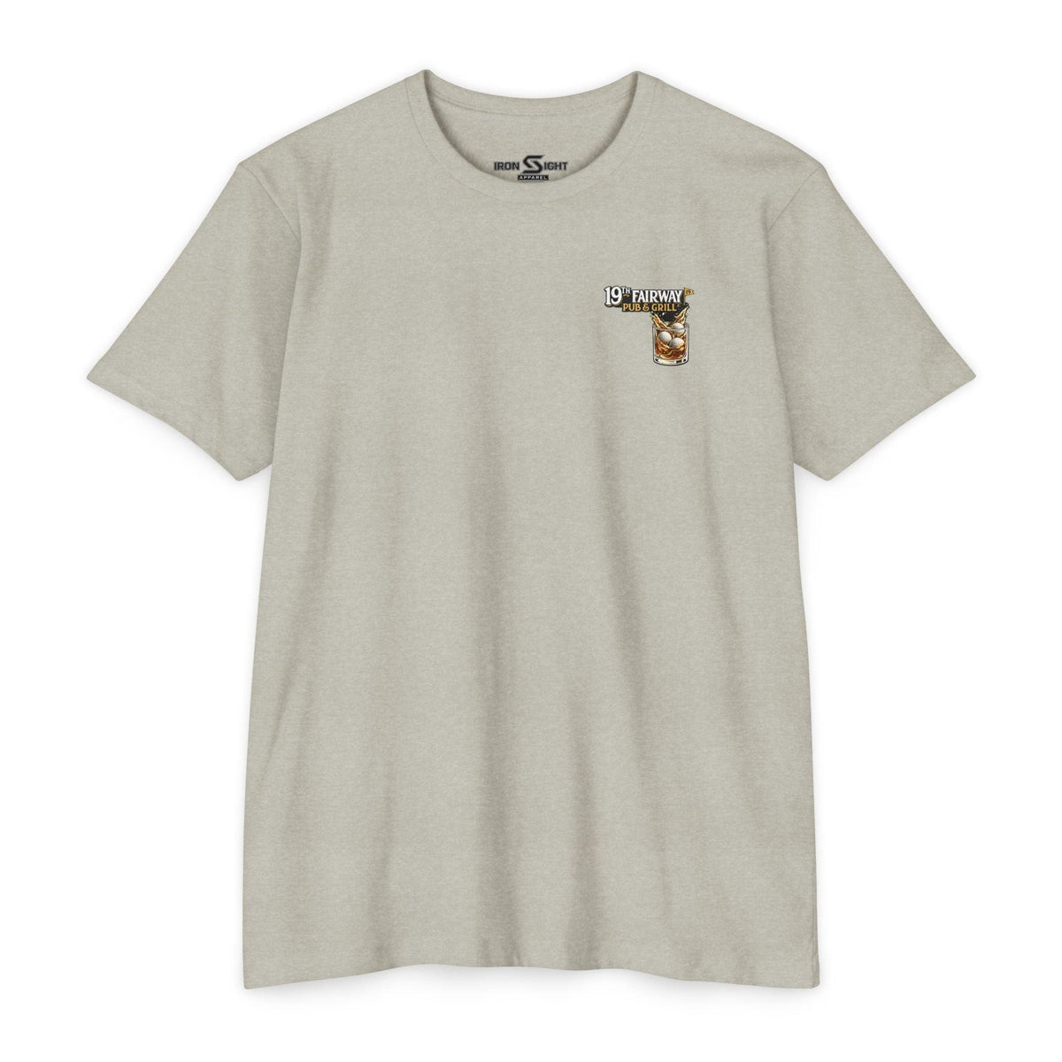 Golf Pub T-Shirt — “19th Fairway Pub & Grill” Vintage Golf Whiskey Tee