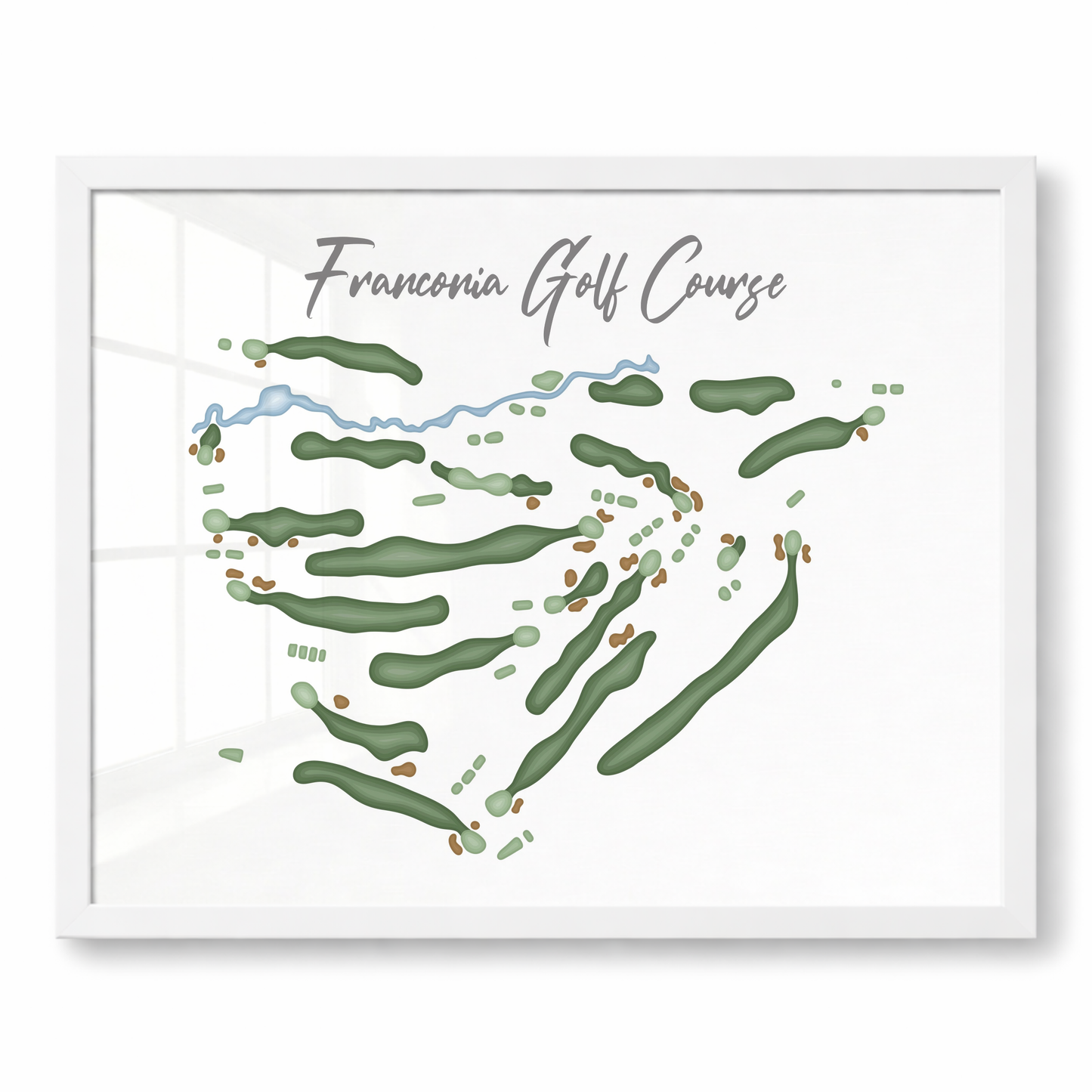 Franconia Golf Course‎, Massachusetts - Gradient Style