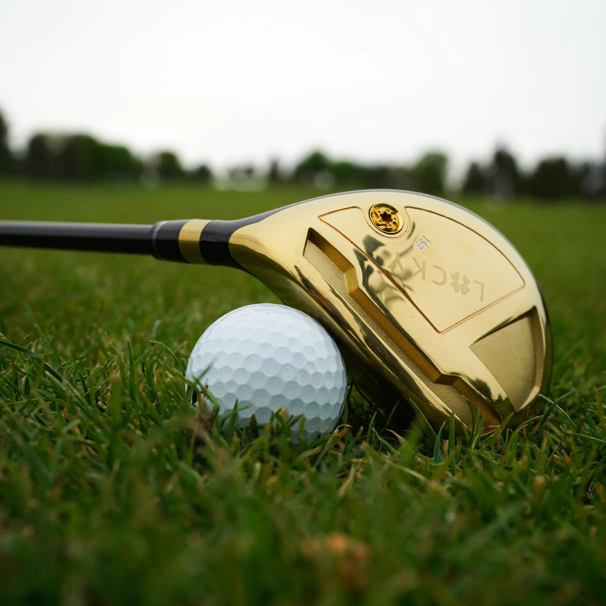 Lucky Golf Striker - Gold Hybrid Golf Club - 19° Loft