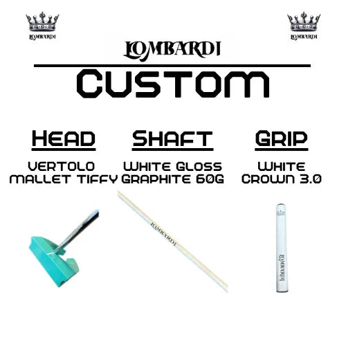 Lombardi Golf Custom Tiffy Vertolo Mallet Golf Putter - GOLF LEAGUE